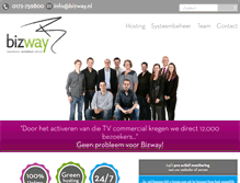 Tablet Screenshot of bizway.nl